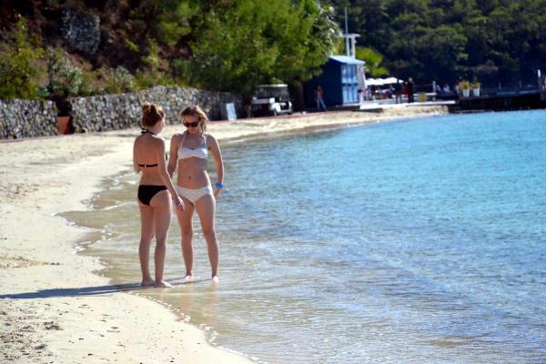 Fethiye'de kasım ayında deniz keyfi