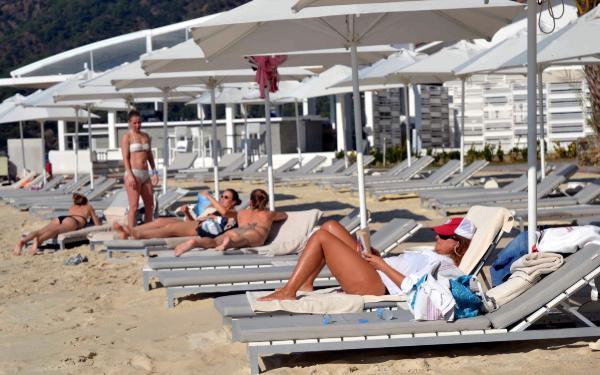 Fethiye'de kasım ayında deniz keyfi