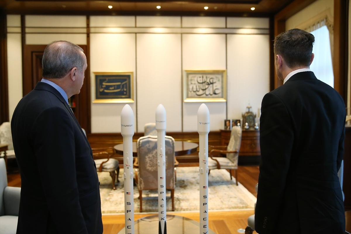 Beştepe'de Erdoğan-Elon Musk görüşmesi