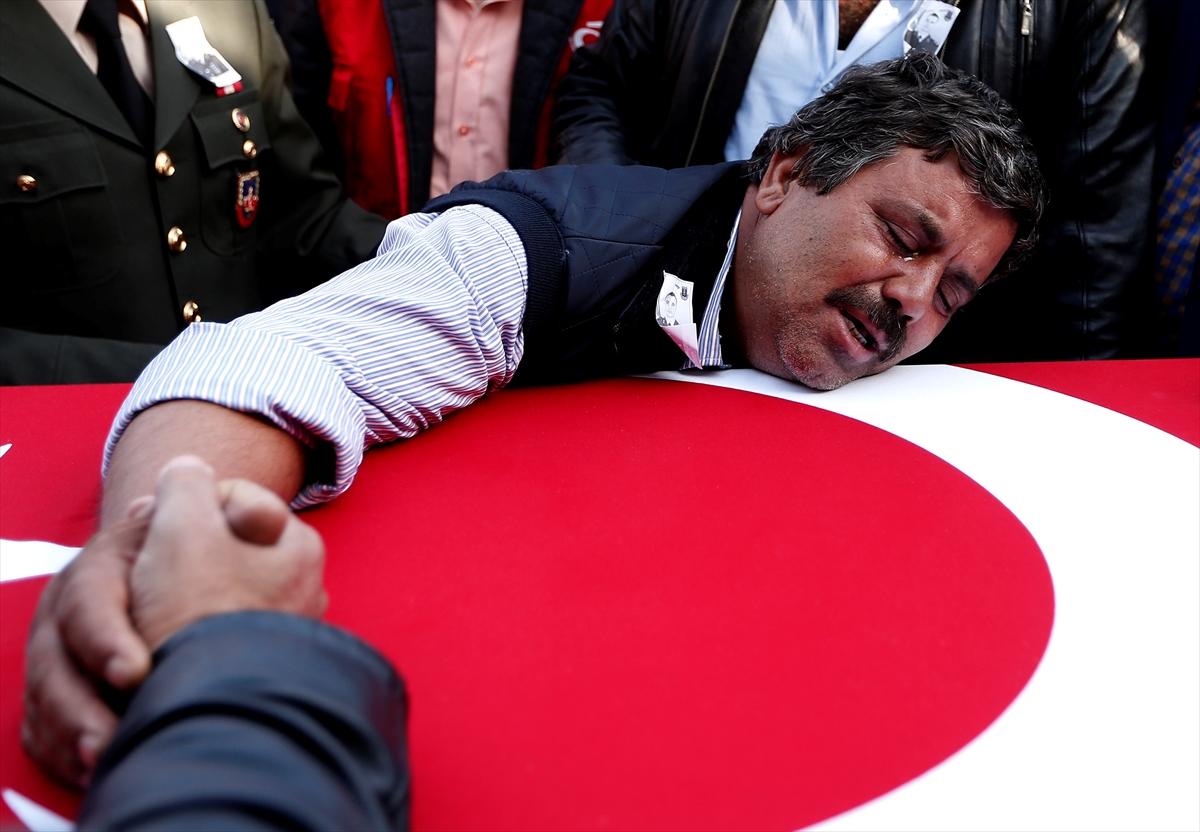 Şehit Mehmet Sakallı'ya veda