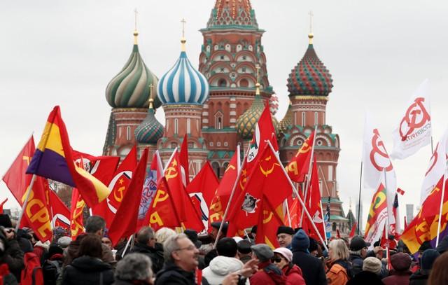 Rusya'da Bolşevik devriminin 100. yılı kutlanıyor