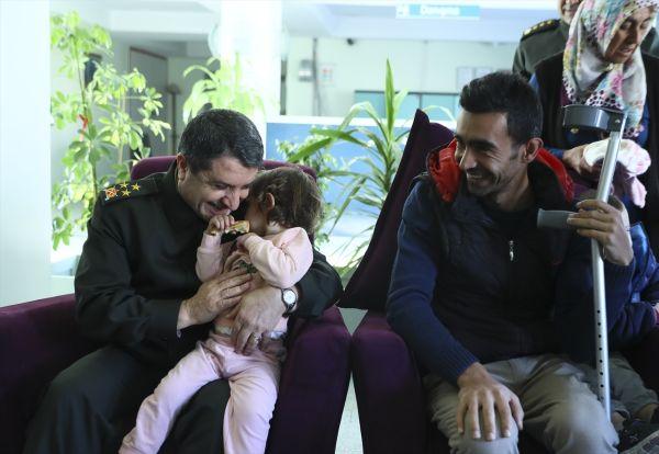 Genelkurmaydan darp edilen gazilere ziyaret