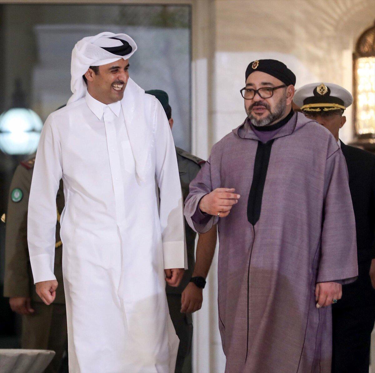 Fas Kralı 6. Muhammed Katar'da