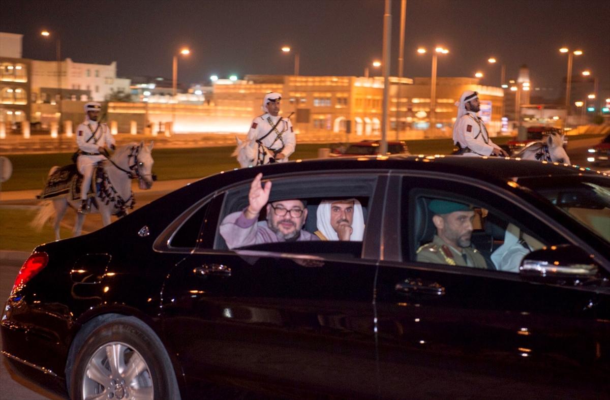 Fas Kralı 6. Muhammed Katar'da