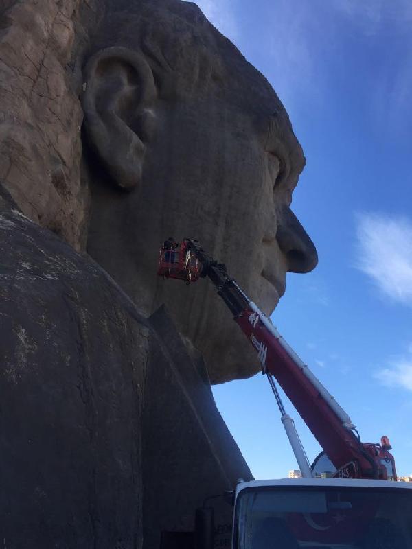 İzmir'deki Atatürk Maskı'na bilimsel bakım