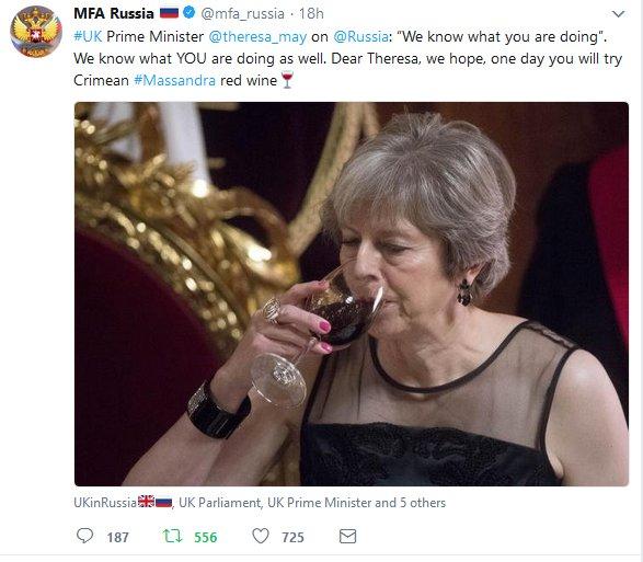 Rusya'dan Theresa May'e cevap