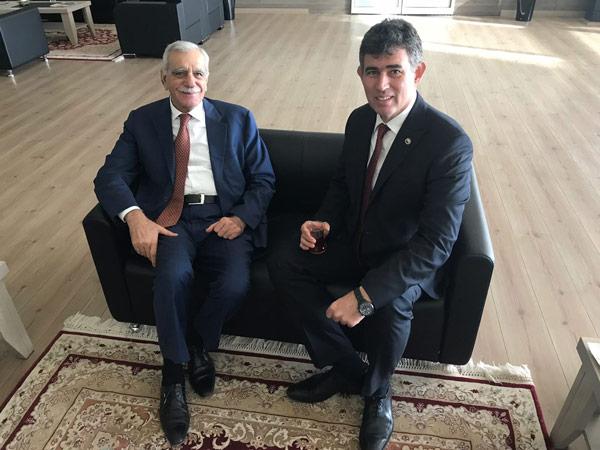 Metin Feyzioğlu Ahmet Türk'le buluştu