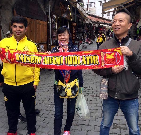Koreli turistlerin Kayserispor sevgisi