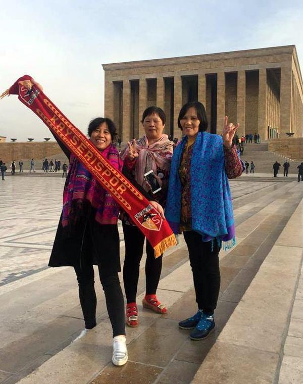 Koreli turistlerin Kayserispor sevgisi