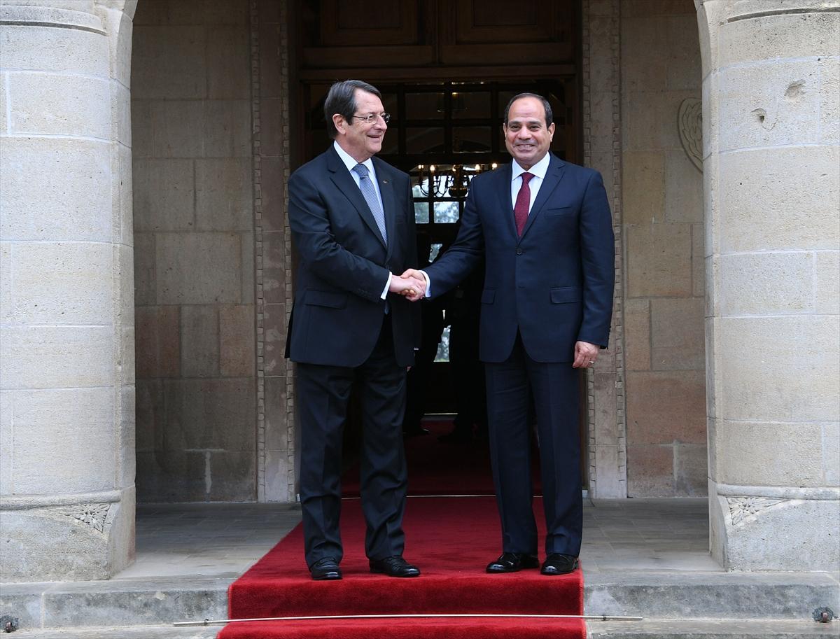 Sisi, Anastasiadis'le görüştü