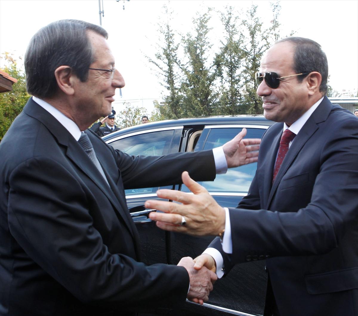 Sisi, Anastasiadis'le görüştü