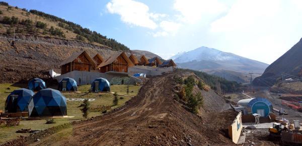 Palandöken'de kış kapsül kafelerde geçecek