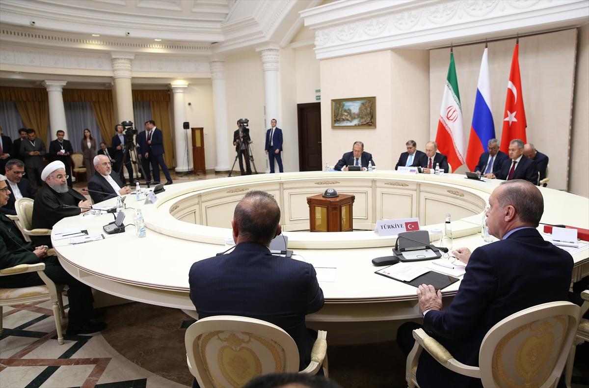 Soçi'de Erdoğan, Ruhani, Putin zirvesi