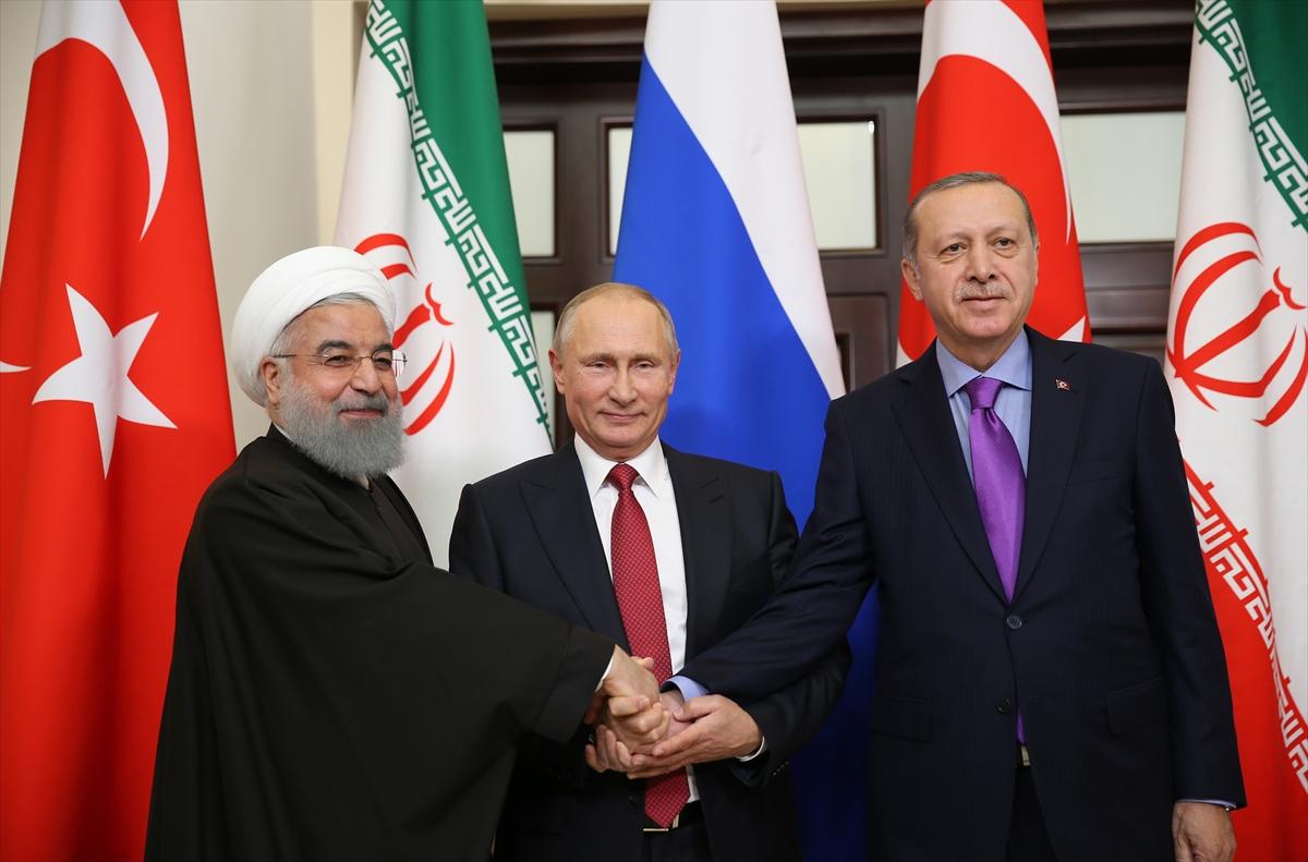 Soçi'de Erdoğan, Ruhani, Putin zirvesi
