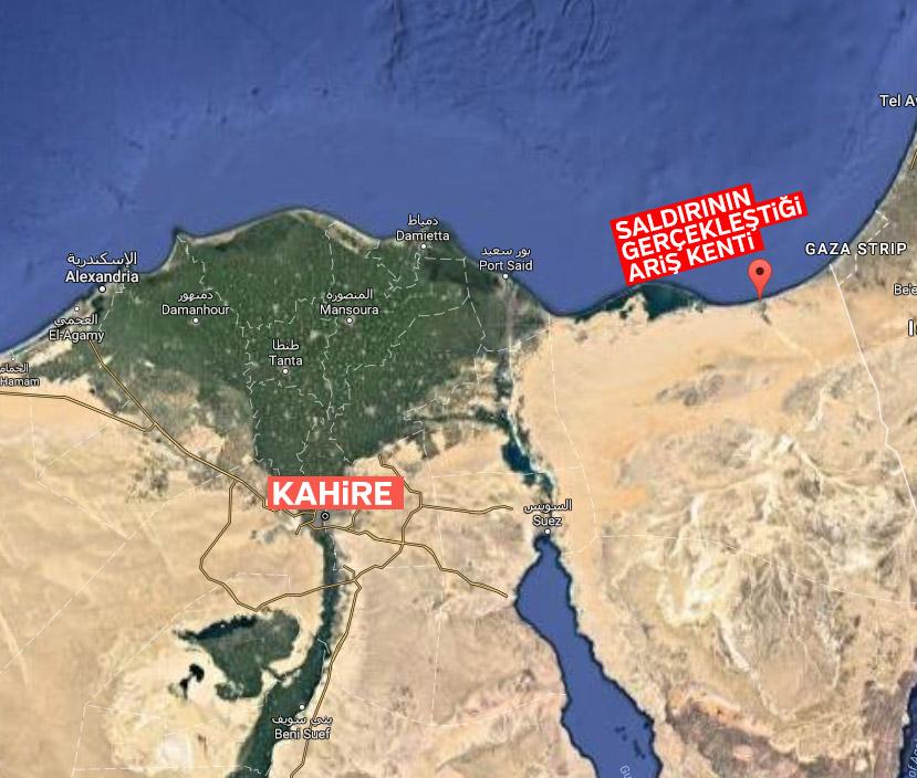 Mısır'da camiye saldırı