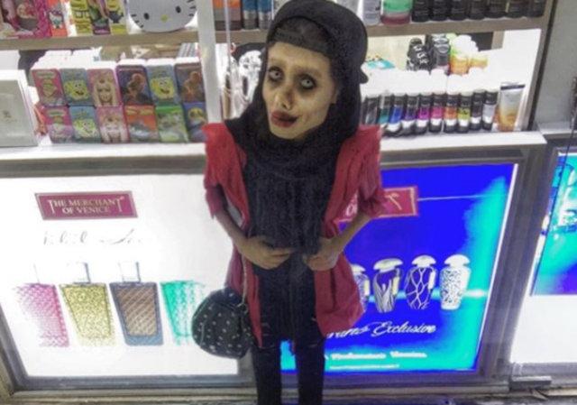 İranlı kadın, Jolie'ye benzemek isterken çirkinleşti
