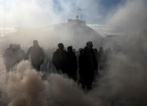 İspanya'da Uber eylemi