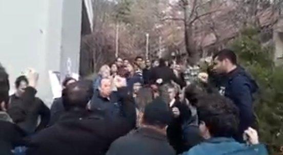 ODTÜ'de PKK karşıtı sloganlar