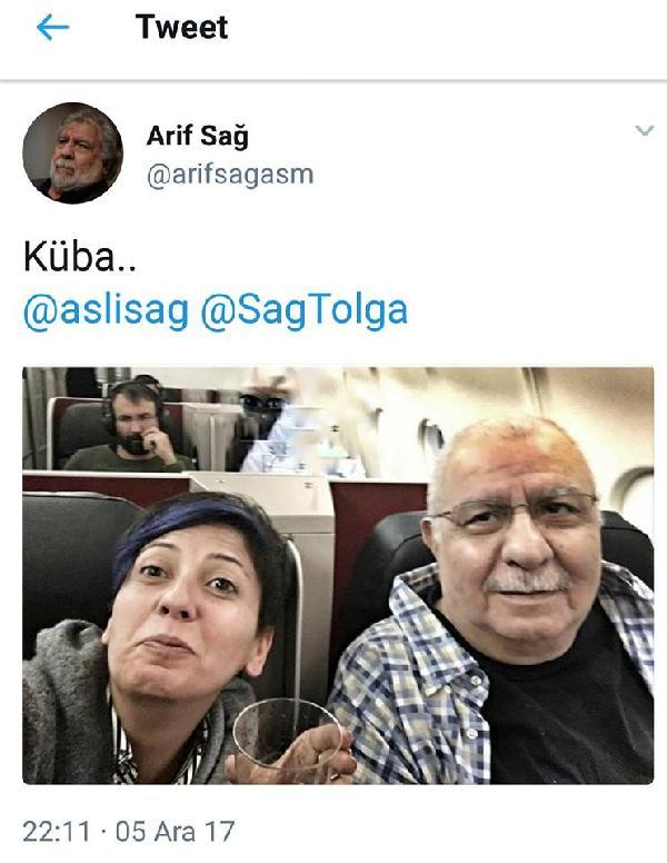 Arif Sağ Küba'da tedavi olacak