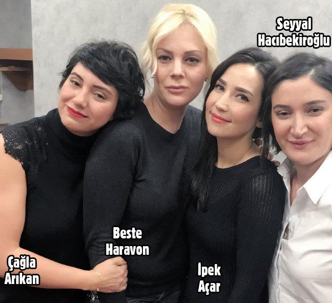 İpek Açar ve Beste Haravon dost oldu