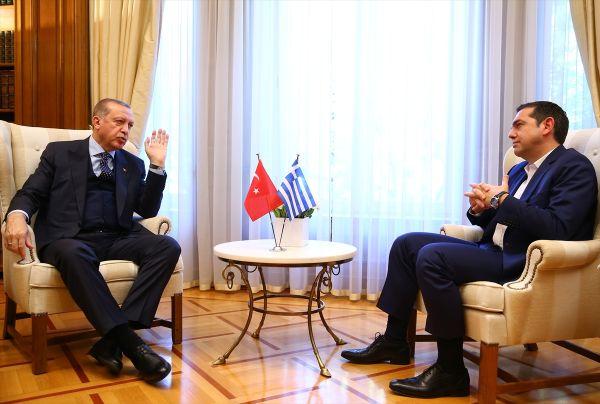 Erdoğan-Çipras görüşmesi