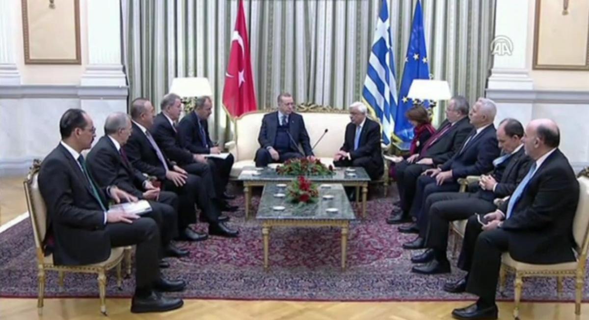 Cumhurbaşkanı Erdoğan Atina’da