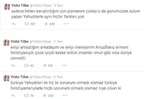 Yıldız Tilbe'den Kudüs tepkisi