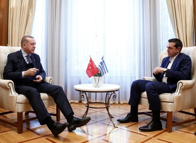 Erdoğan-Çipras görüşmesi