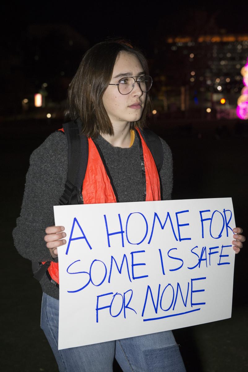 Trump'ı hem İsrailliler hem Filistinliler protesto etti