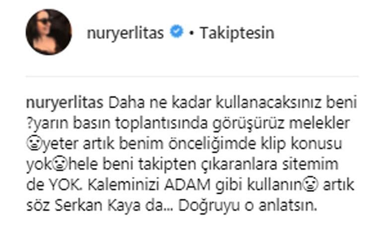 Nur Yerlitaş: Daha ne kadar kullanacaksınız beni