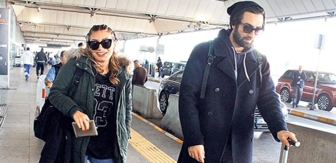 İrem Derici havalimanında sobelendi
