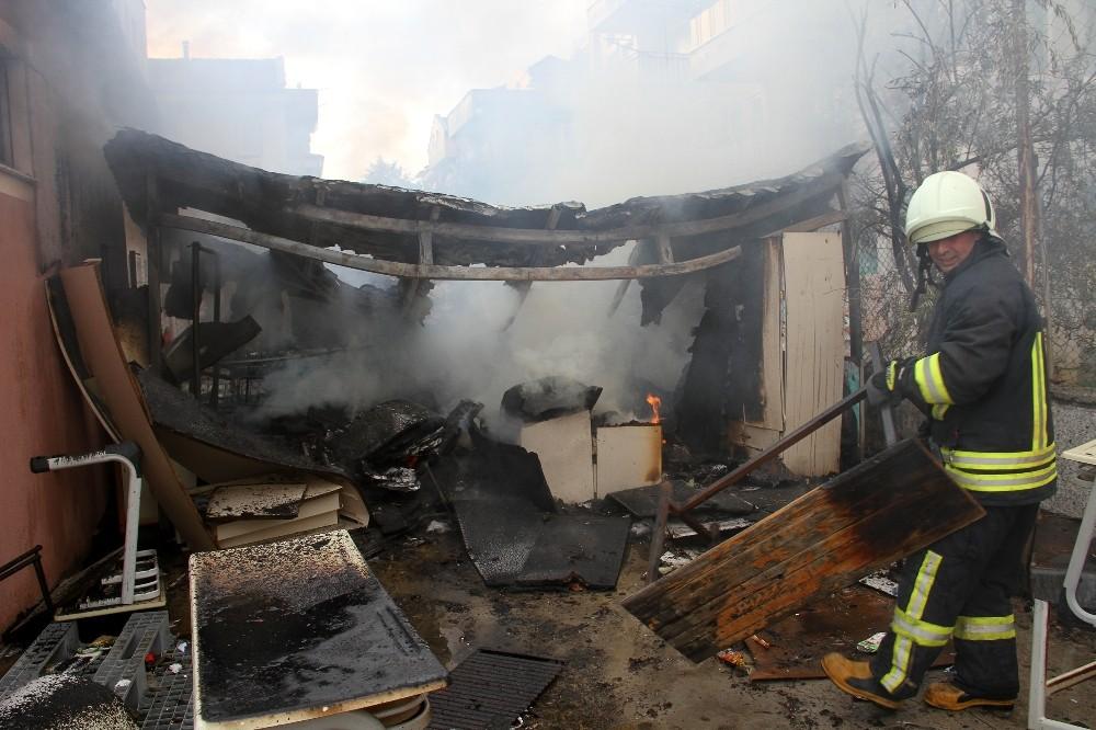 FETÖ’nün kapatılan yurdunda yangın çıktı