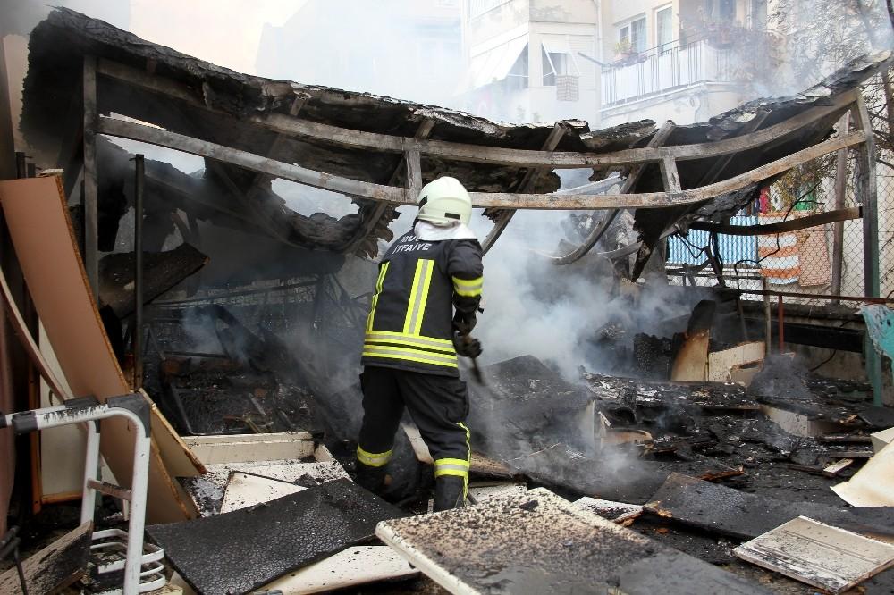 FETÖ’nün kapatılan yurdunda yangın çıktı