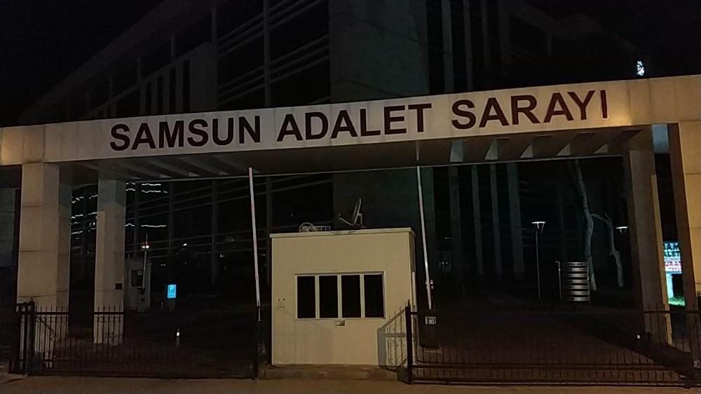 Samsun Adalet Sarayı'na 5-6 el ateş edildi