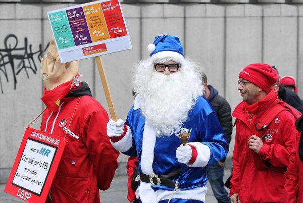 Brüksel'de 'emeklilik' protestosu