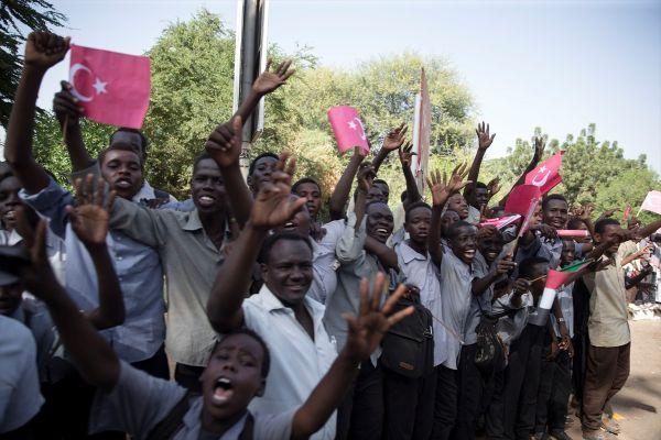 Sudan'da Recep Tayyip Erdoğan coşkusu