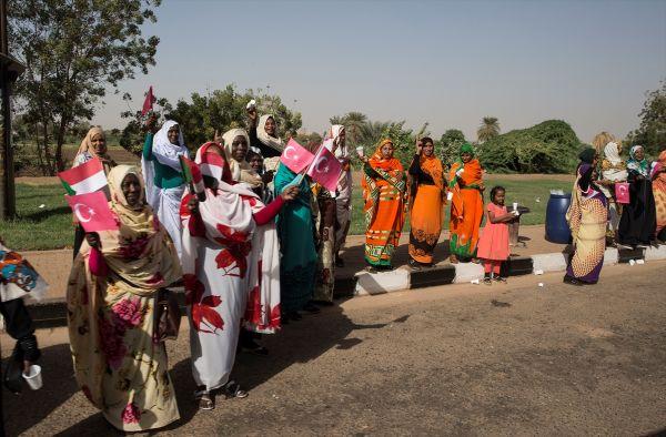 Sudan'da Recep Tayyip Erdoğan coşkusu