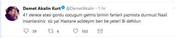 Demet Akalın, Hande Yener'in fanlarını azarladı