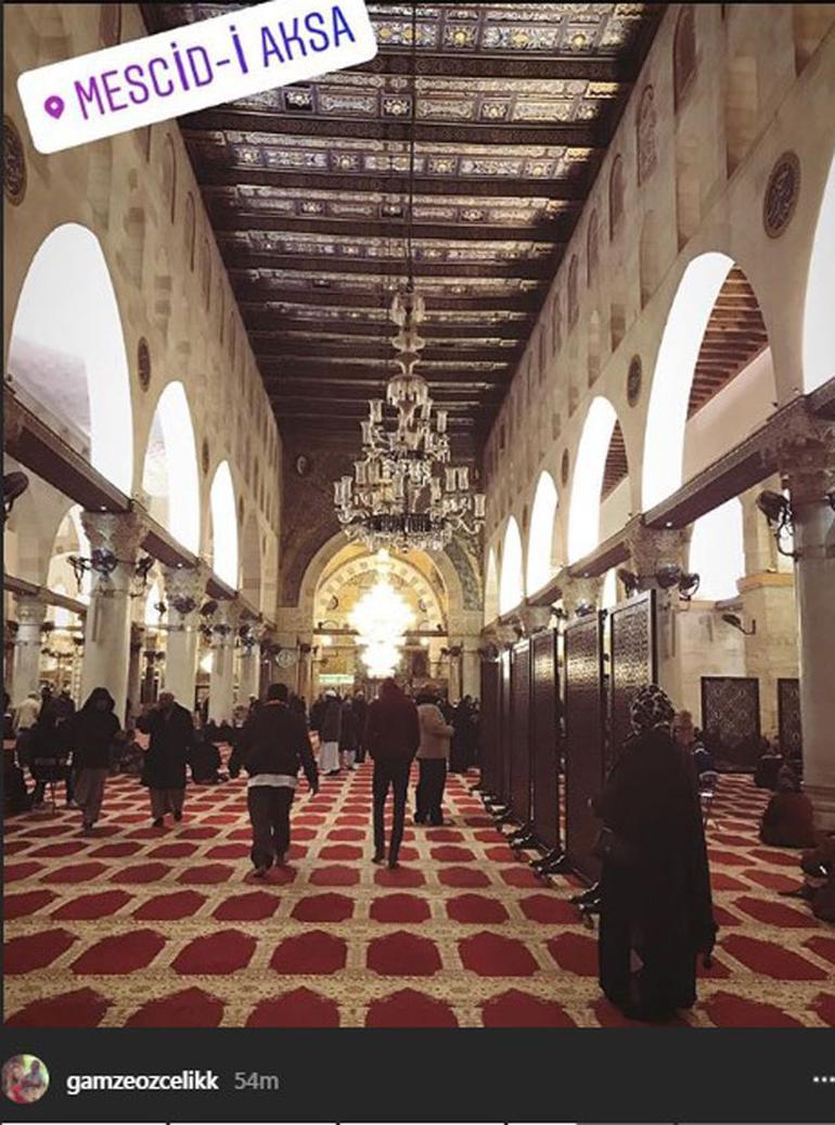 Gamze Özçelik Kudüs'te