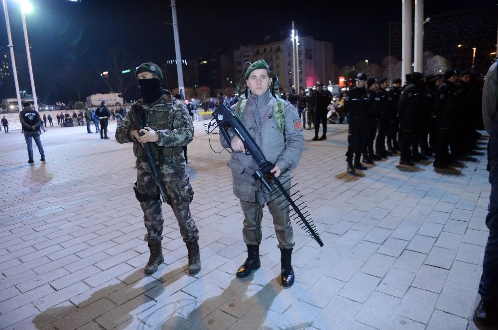 Taksim Meydanı’nda 'drone savar'lı güvenlik önlemi