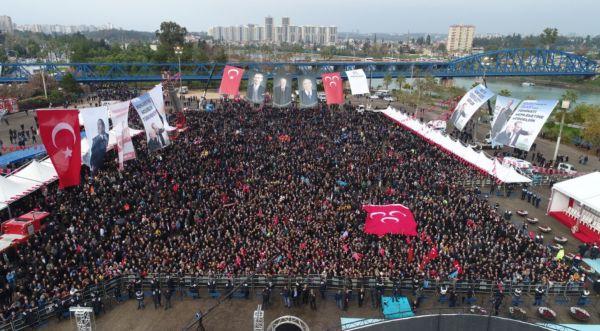 Devlet Bahçeli Adana'da