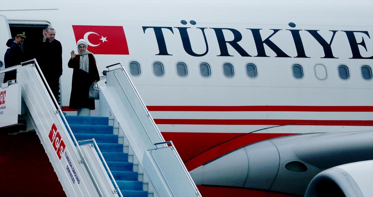 Cumhurbaşkanı Erdoğan'a Fransa'ya gitti