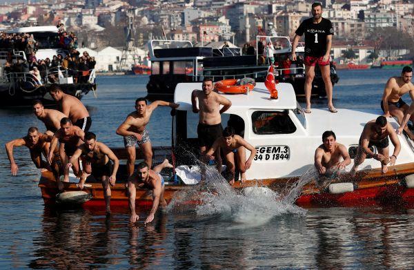 Ortodoksların haç çıkartma töreni düzenlendi