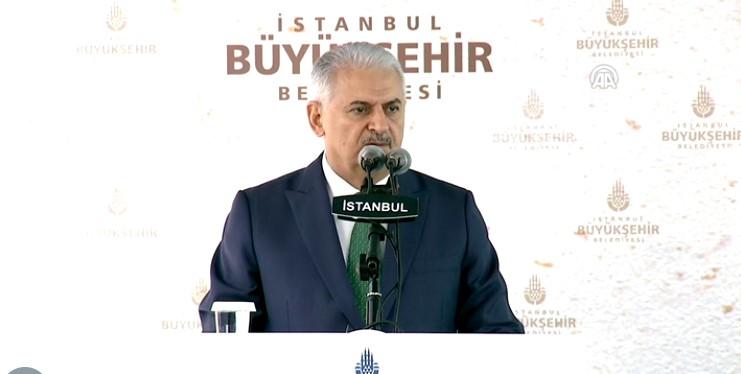 Binali Yıldırım Demir Kilise'nin açılış töreninde