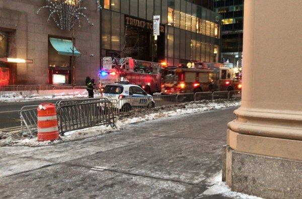 Trump Kuleleri'nde yangın