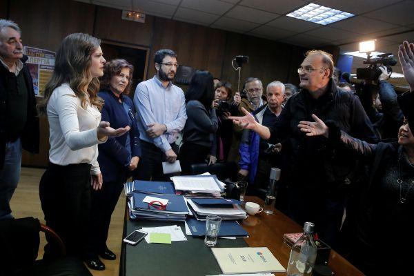 Yunanistan'da bakanlık binası basıldı