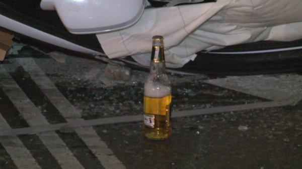 Alkollü sürücü takla attı: 3 yaralı