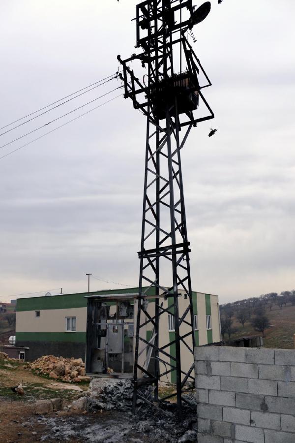 Mardin'de sahte sigorta takılan trafo yandı