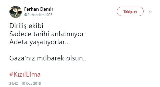 Diriliş Ertuğrul'daki Kızıl Elma vurgusu Twitter'ı salladı