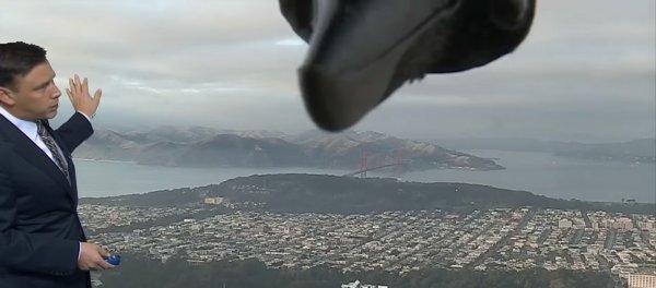 Karga hava durumu programını trolledi